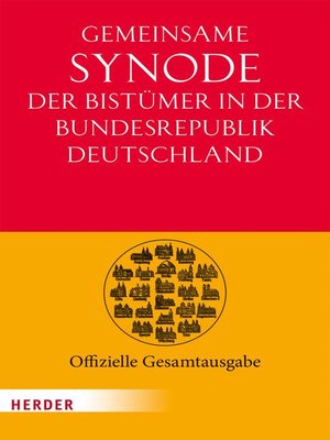 cover image of Gemeinsame Synode der Bistümer der Bundesrepublik Deutschland